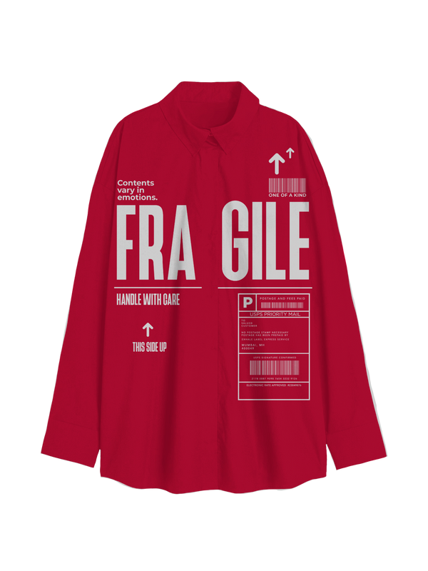 The Fragile Shirt - Women (Red)