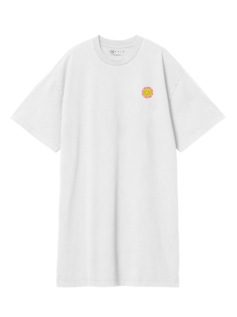 The Vibe • T-Dress - White