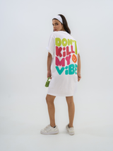 The Vibe • T-Dress - White