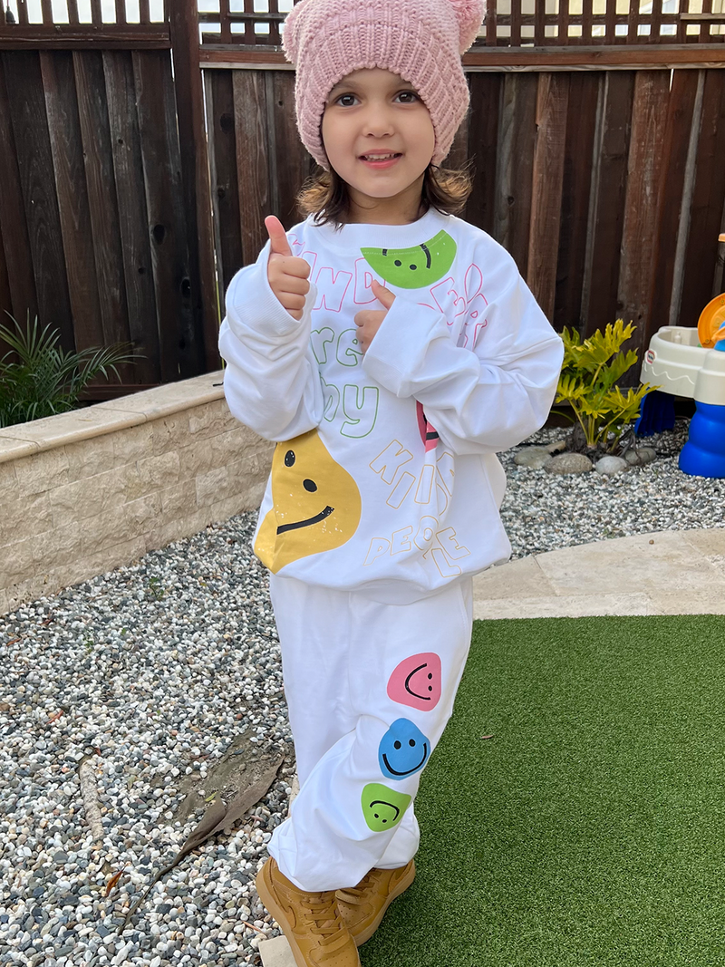 The Kind People Sweatsuit Set Kids Edition Exhale Label